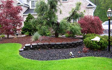 Irondequoit Landscape - Landscaping and retaining wall - Rochester NY