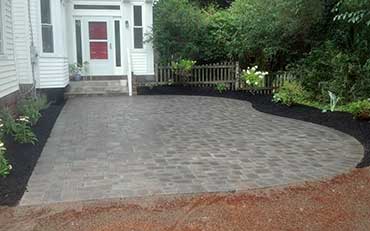 Irondequoit Landscape - Landscaping, hardscaping with paver stone patio - Rochester NY
